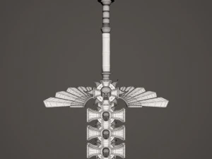 miecz fantasy Model 3D