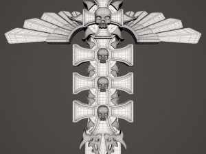 fantasy sword Model 3D