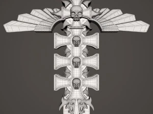 miecz fantasy Model 3D