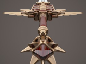 fantasy sword Model 3D