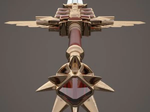 miecz fantasy Model 3D