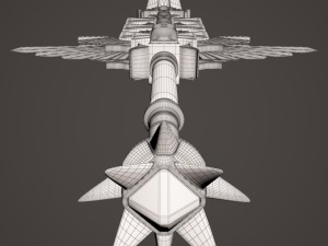 fantasy sword Model 3D