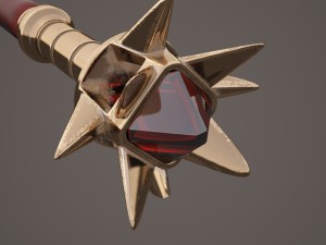 fantasy sword Model 3D