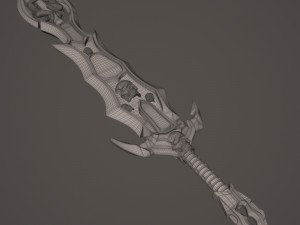 fantasy sword2 3D Модель