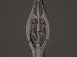 fantasy sword2 3D Модель