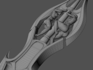 fantasy sword2 3D Модель