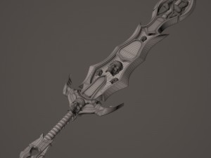 fantasy sword2 3D Модель