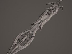 fantasy sword2 3D Модель