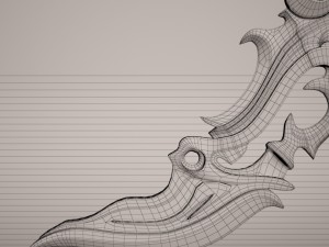 darkness sword Model 3D
