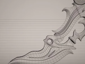 darkness sword 3D Model