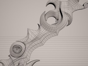 darkness sword Model 3D