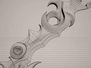 darkness sword 3D Model