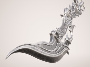 darkness sword Model 3D