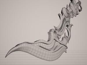 darkness sword Model 3D