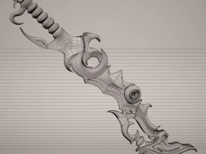 darkness sword 3D Model