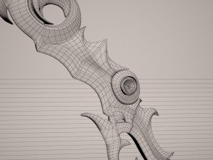 darkness sword Model 3D