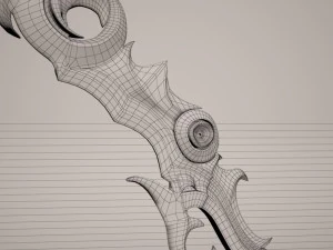 darkness sword 3D Model