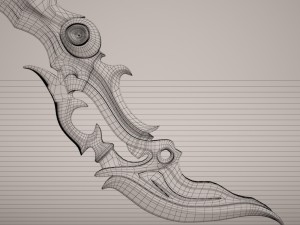 darkness sword Model 3D