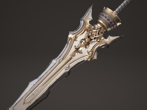fantasy sword3 Modèle 3D