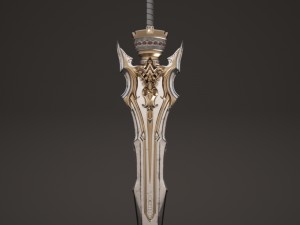 fantasy sword3 3D Model