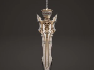 fantasy sword3 3D Model