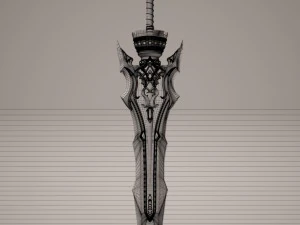 fantasy sword3 3D Model