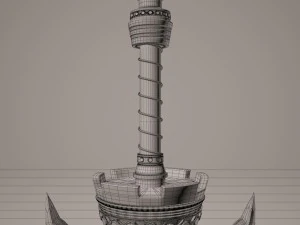 fantasy sword3 3D Model