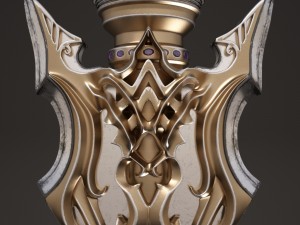 fantasy sword3 3D Model