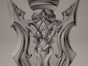 fantasy sword3 3D Model