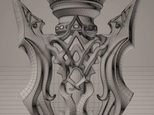 fantasy sword3 3D Model