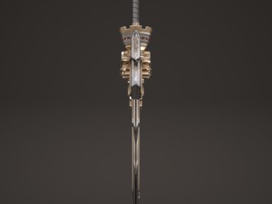 fantasy sword3 3D Model