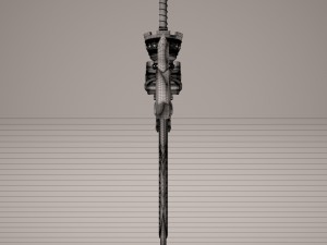 fantasy sword3 3D Model