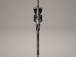 fantasy sword3 3D Model