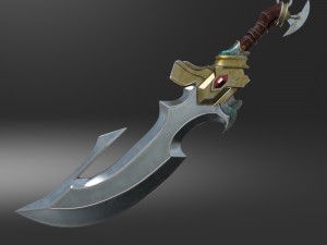 fantasy sword4 Modelo 3D