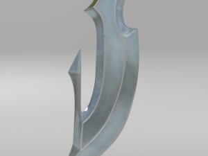 fantasy sword4 Modelo 3D