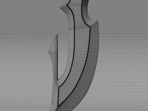 fantasy sword4 3D Model