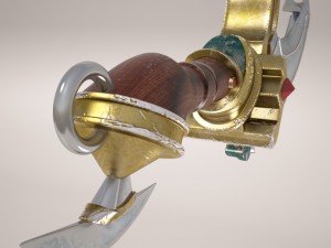 fantasy sword4 Modelo 3D