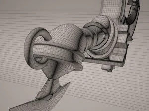 fantasy sword4 3D Model