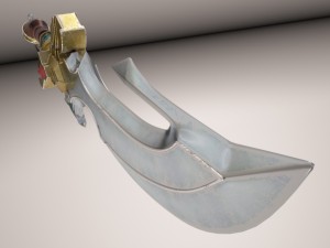 fantasy sword4 Modelo 3D