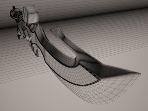 fantasy sword4 Modelo 3D