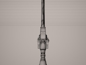 fantasy sword4 Modelo 3D
