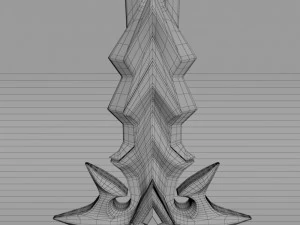 fantasy sword5 3D Model