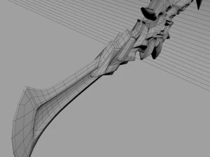 fantasy sword5 3D Model