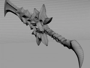 fantasy sword5 3D Model