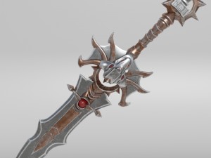 fantasy sword6 3D Model