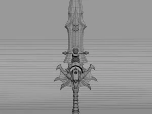 fantasy sword6 3D Model