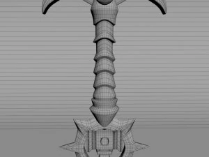 fantasy sword6 3D Model