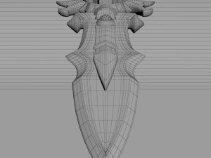 fantasy sword6 3D Model