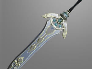 fantasy sword7 3D Model