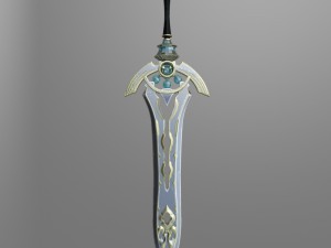 fantasy sword7 Modelo 3D
